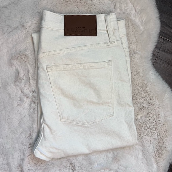 J. Crew Mercantile White Skinny Jeans Size 30 - Picture 4 of 9